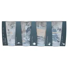 GLASSO - Set 4 Vasos Ciudades de Chile Collection