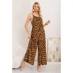 MPROPIA - Enterito Casual Pabilos Ajustable Animal Print Mujer 3352