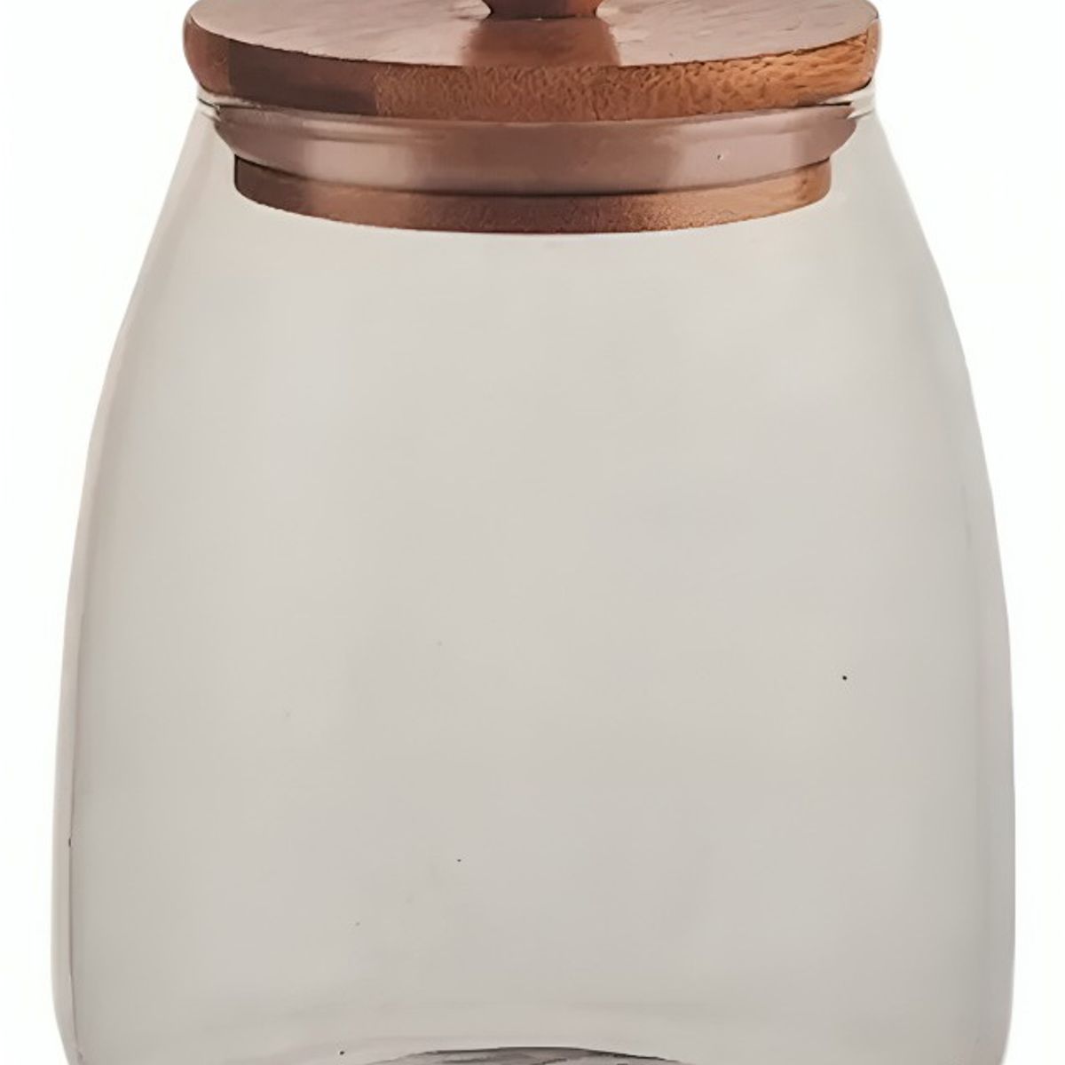 GLASSO - FRASCO VIDRIO L CON TAPA DE BAMBOO GLASSO DAILY