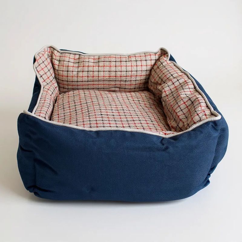 BLOCCARE - Cama Para Mascotas Espuma - Talla L Azul