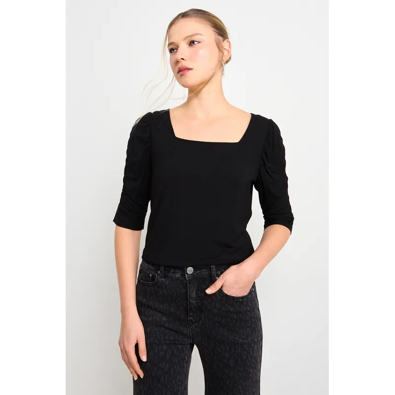 ASH - Polera Mujer Negro Ash