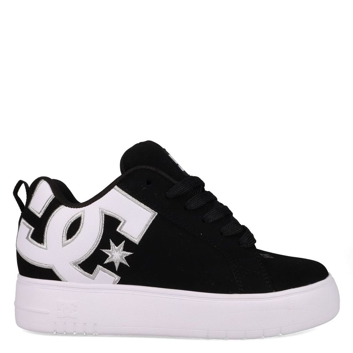 DC SHOES - Zapatilla Mujer Court Graffik Plataforma Negro DC