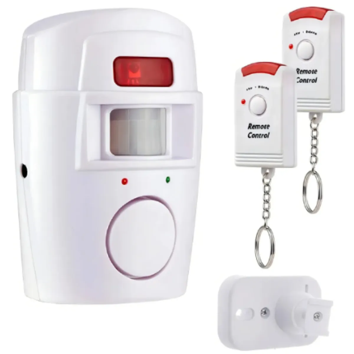 GENERICO - Alarma Para Casa Con Sirena Con Sensor De Movimiento+ 2 Controles