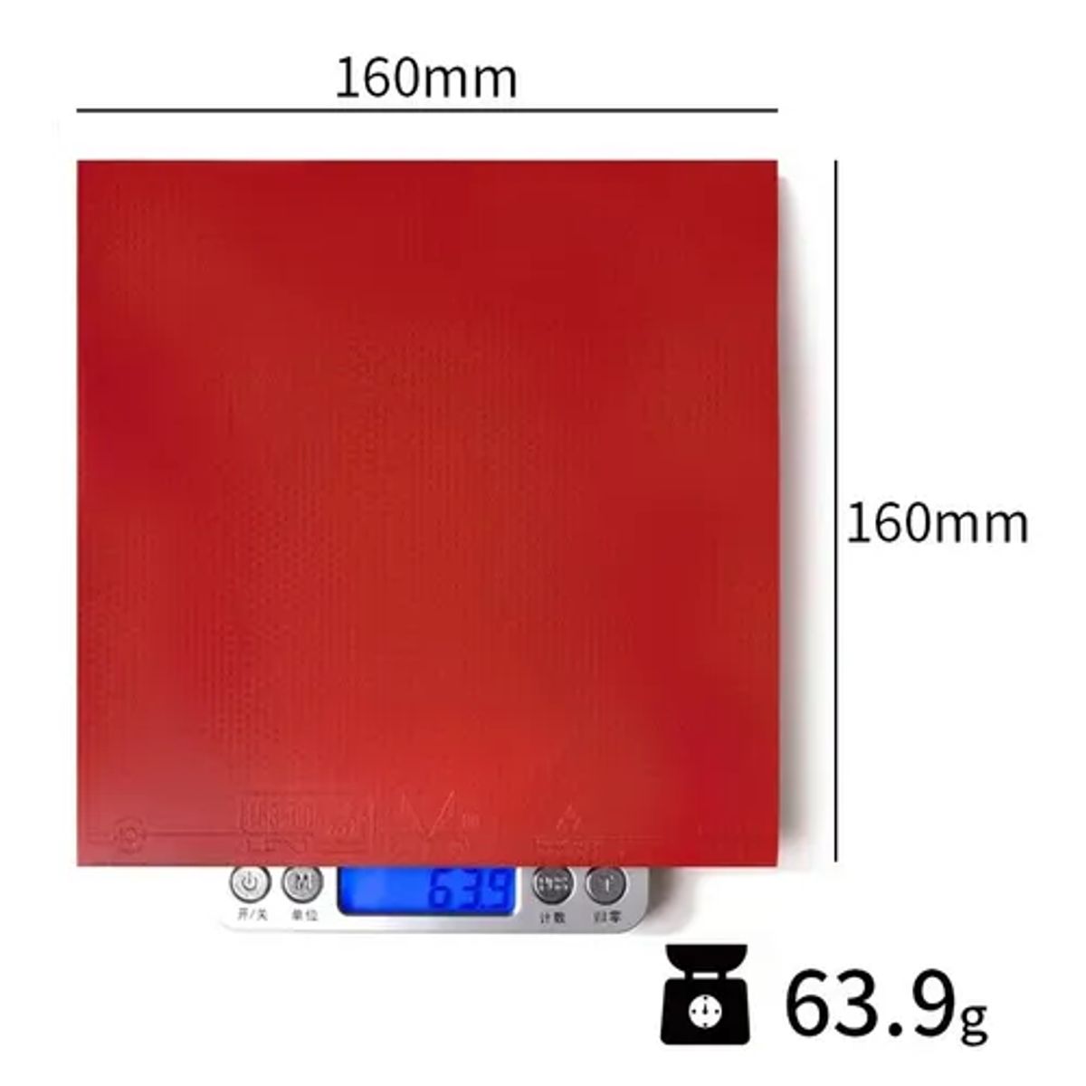 GENERICO - Goma Repuesto Ping Pong Loki RXTON1 Roja