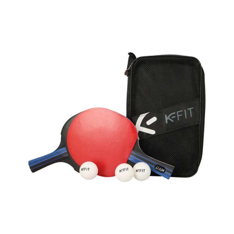 GENERICO - Set 2 Paletas Ping Pong + 3 Pelotas K-fit