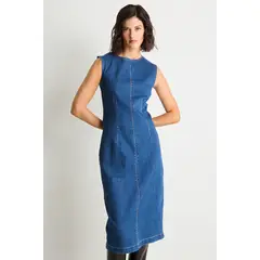 ASH - Vestido Largo Mujer Azul