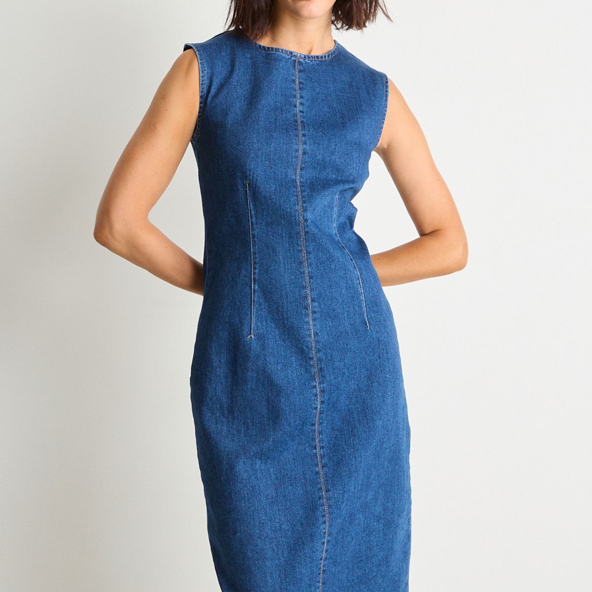 ASH - Vestido Largo Mujer Azul Ash