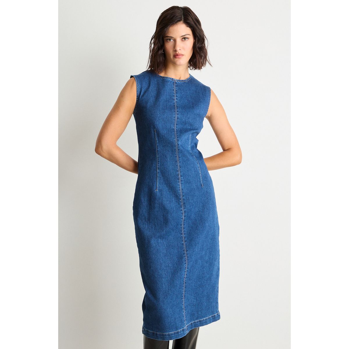 ASH - Vestido Largo Mujer Azul Ash