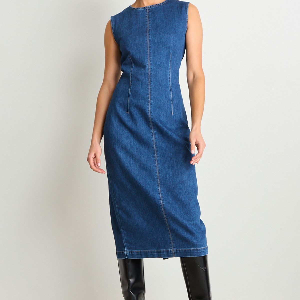 ASH - Vestido Largo Mujer Azul Ash