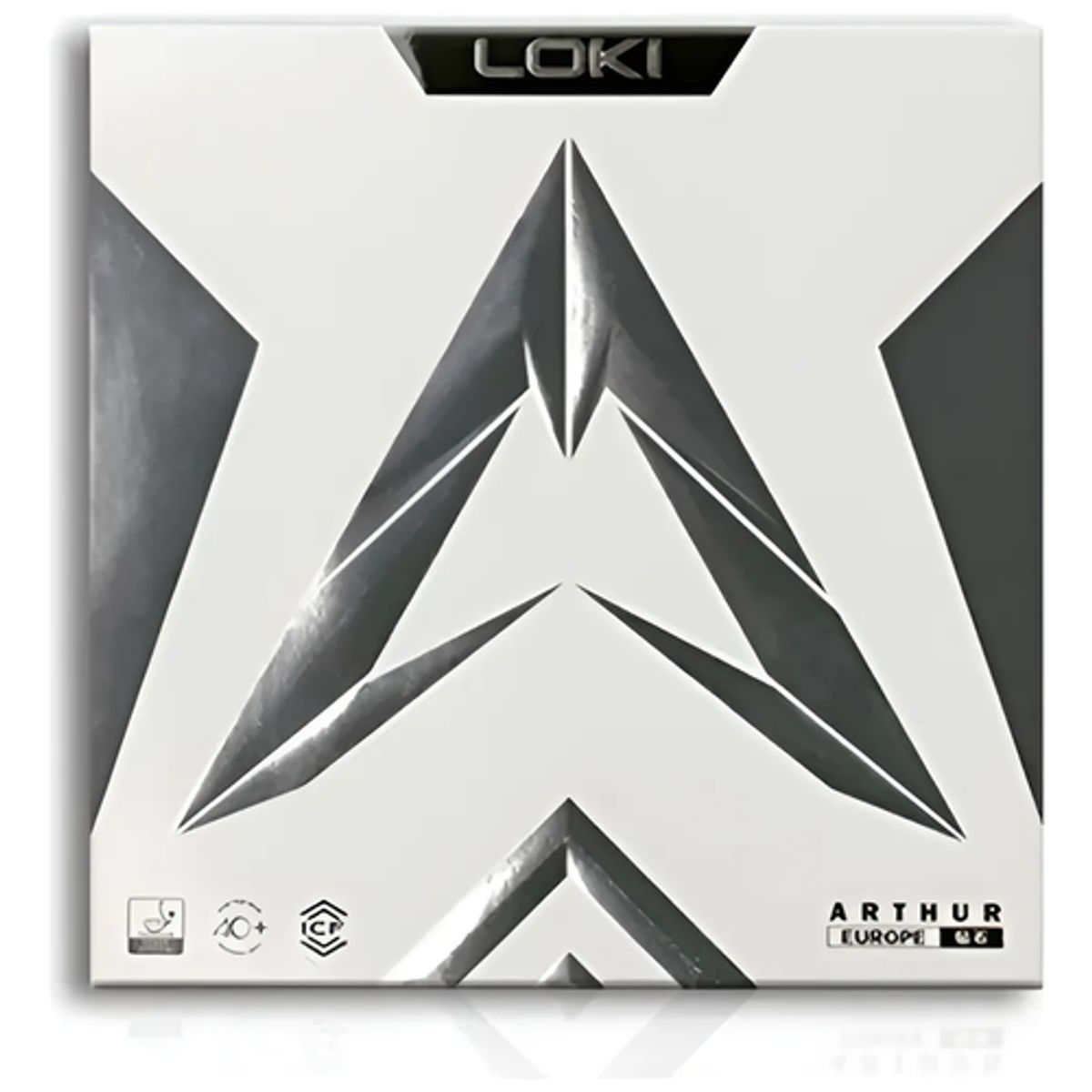 GENERICO - Goma Profesional Tenis Mesa Loki Arthur Europa Roja