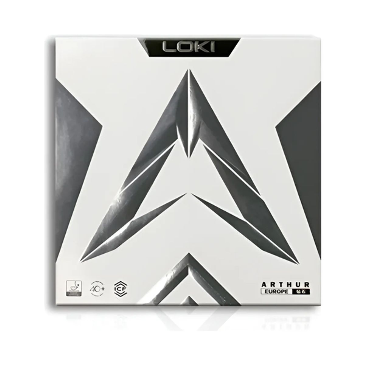 GENERICO - Goma Profesional Tenis Mesa Loki Arthur Europa Roja