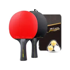 GENERICO - Set Paletas Ping Pong Boli 6 + 3 Pelotas