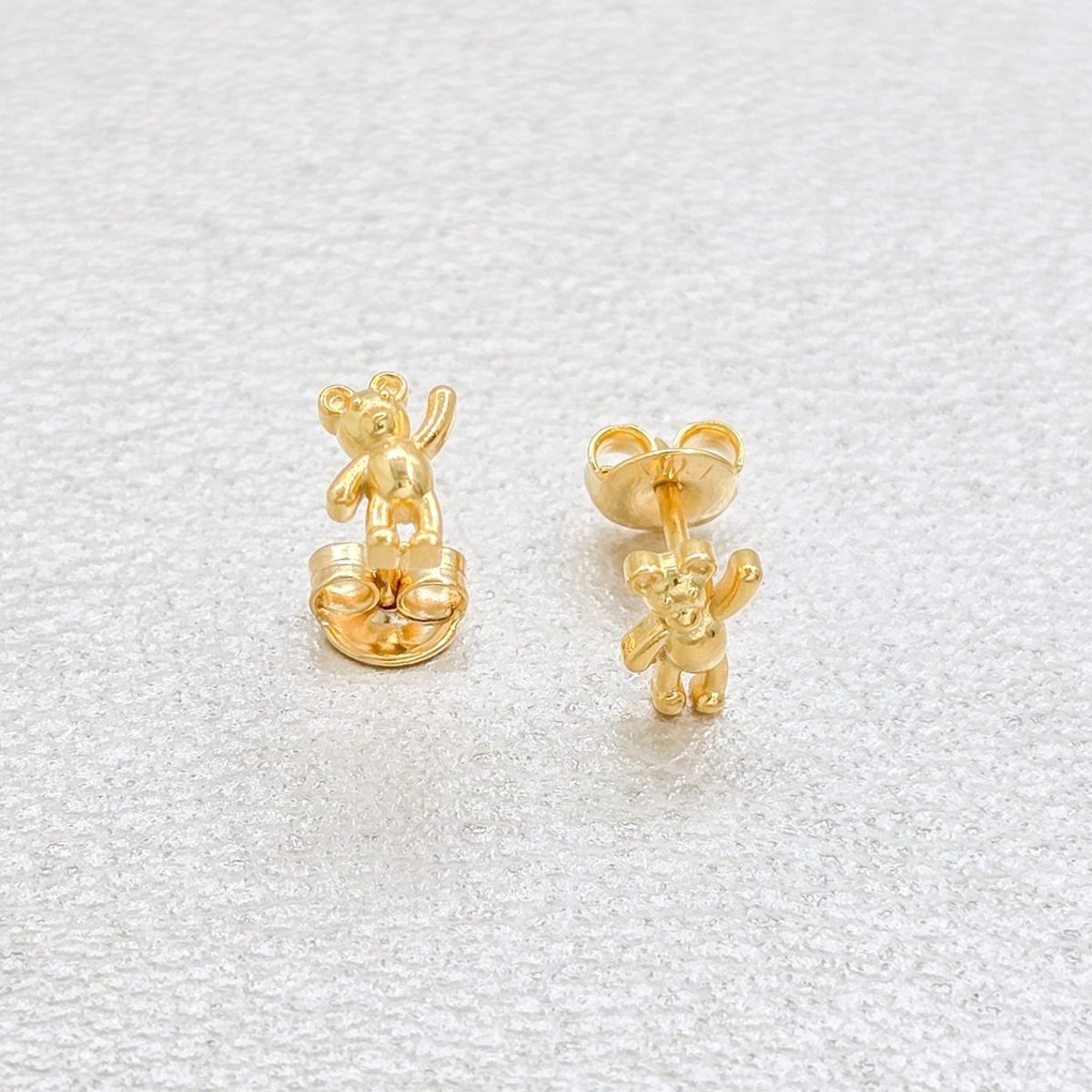 GENERICO - Aros Ositos Oro Laminado 18k