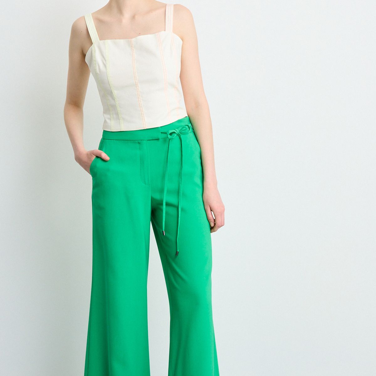 IO - Pantalon Mujer Verde Oliva Io