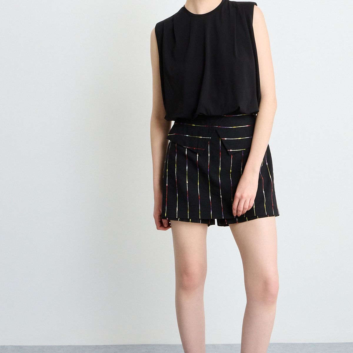 IO - Short Mujer Negro Io