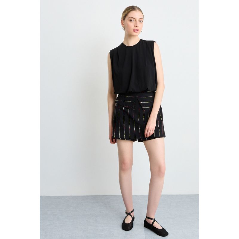IO - Short Mujer Negro Io