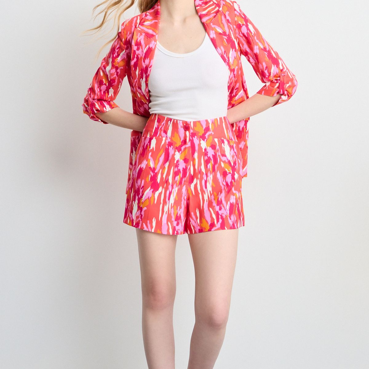 IO - Short Mujer Fucsia Io
