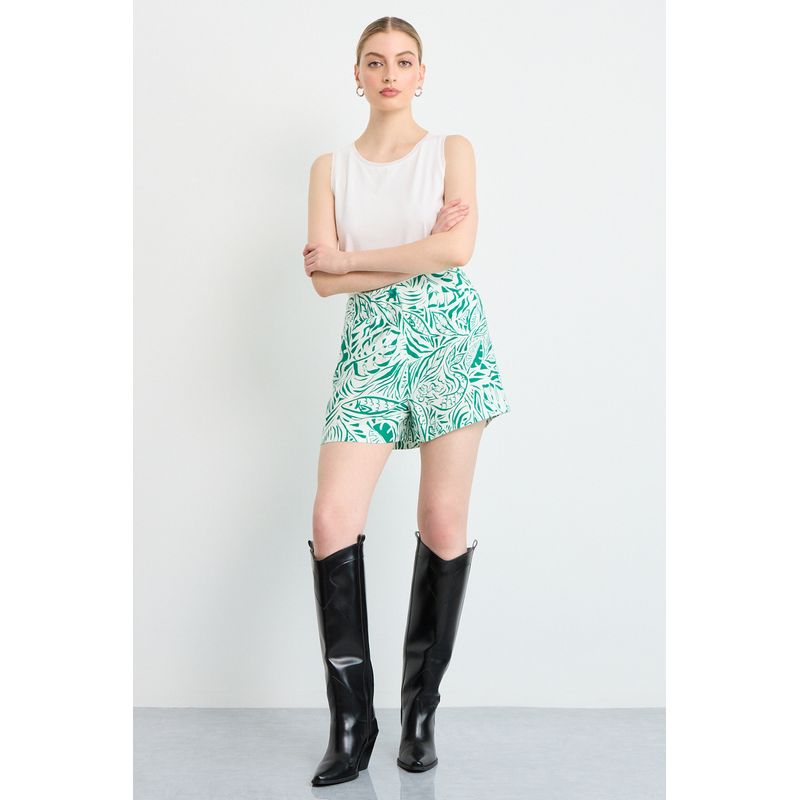 IO - Short Mujer Crudo Io