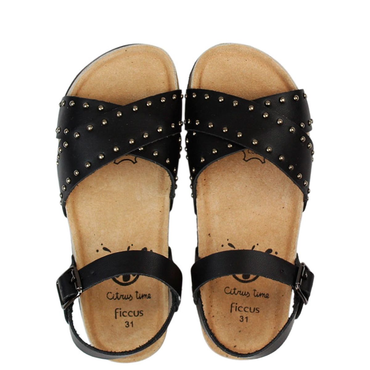 FICCUS - Sandalia Niña Junior 2610900 Plateado Ficcus