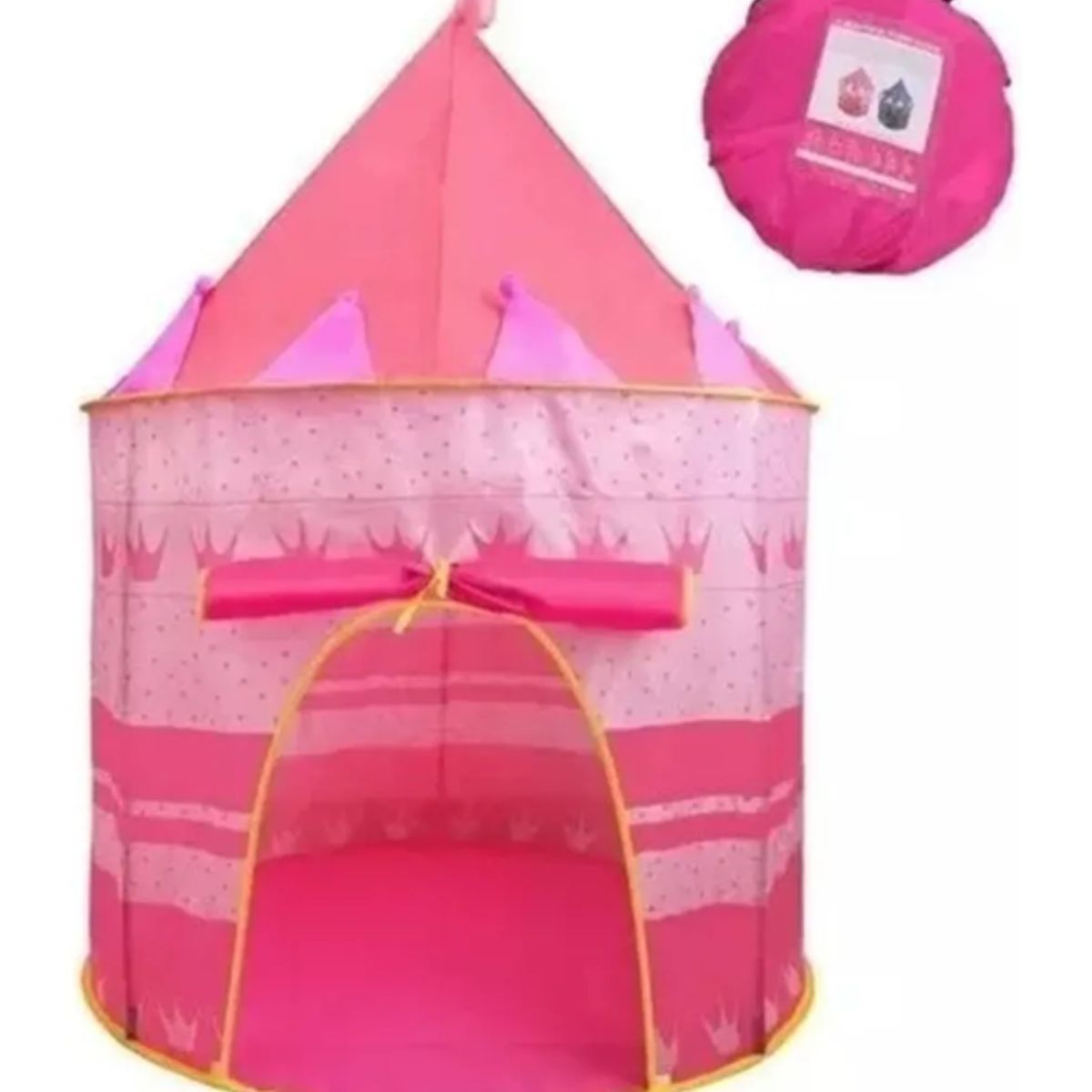 GENERICO - Carpa Castillo Armable Para Niña Rosa