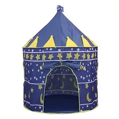 GENERICO - Casa De Campaña Con Diseño Castillo Azul Para Jugar