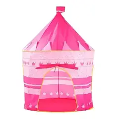 GENERICO - Carpa Castillo Infantil Niños Y Niñas Azul O Rosado