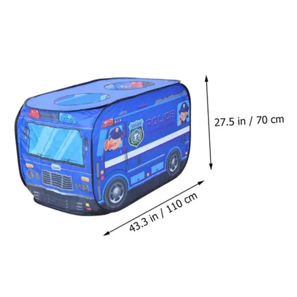 GENERICO - Carpa Infantil De Camión De Bomberos Para Niños Niñas Azul