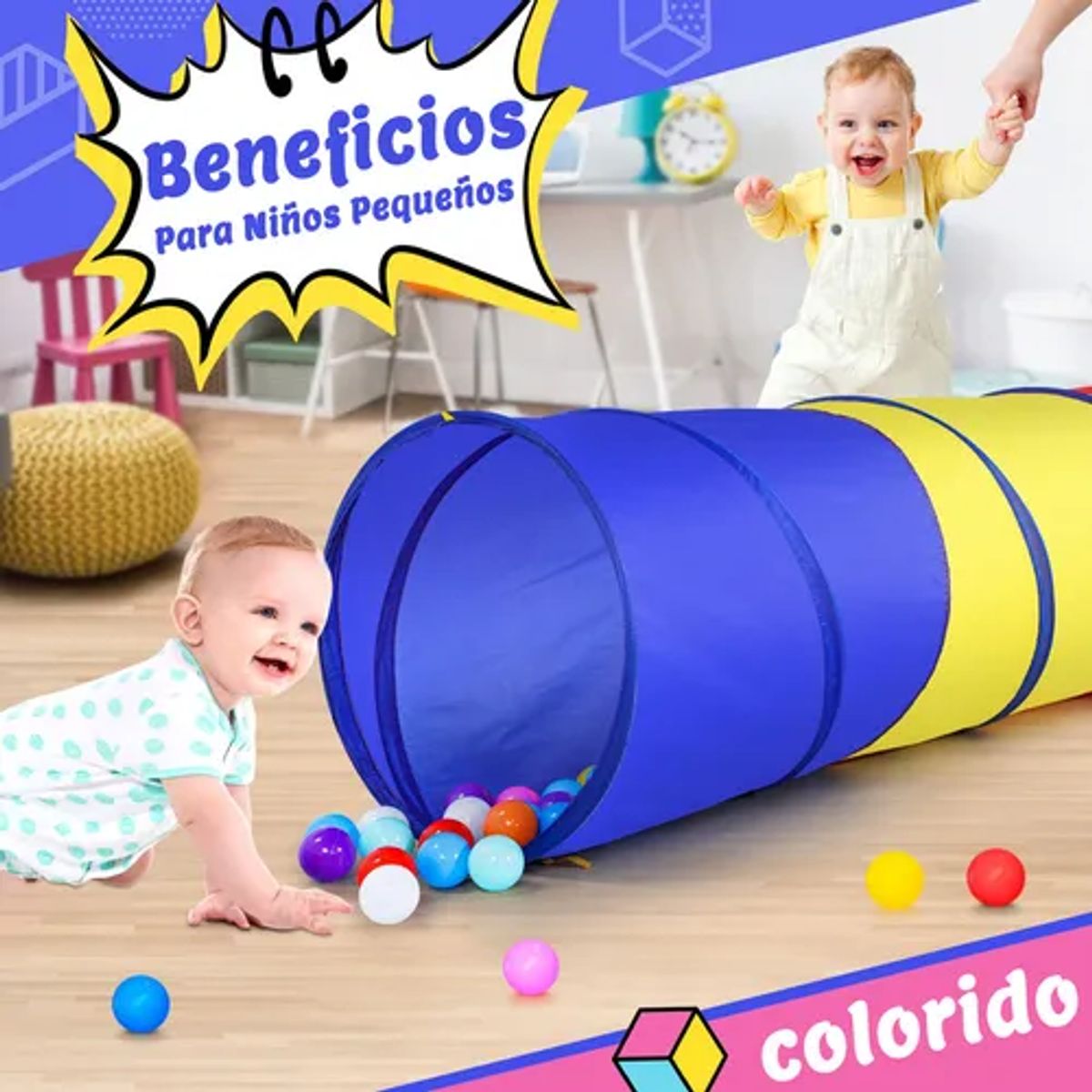 GENERICO - Túnel De Juego Para Niños Pequeños Y Perros Regalo Para Bebé
