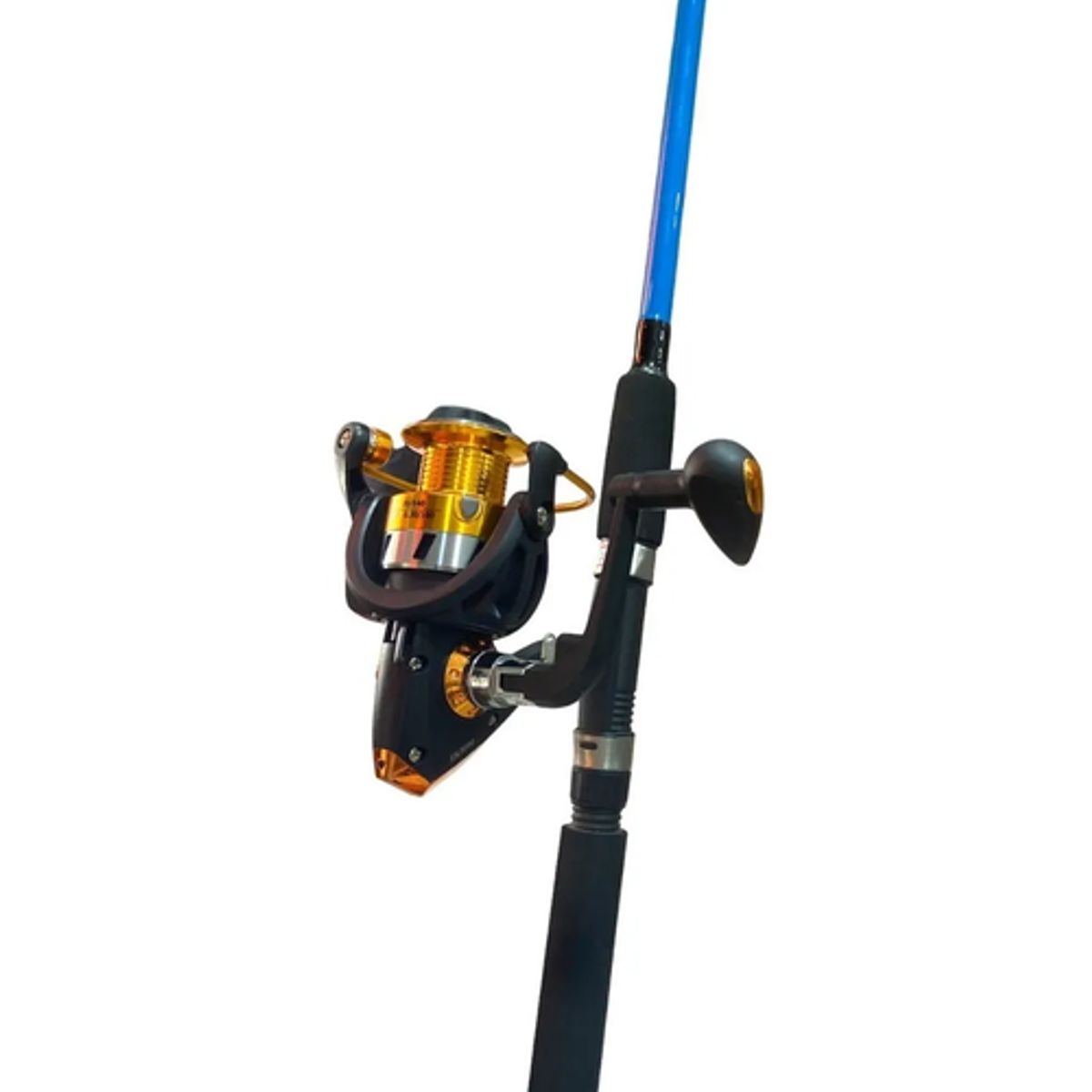 GENERICO - Combo Caña De Pescar Pokee 210m + Carrete + Nylon + Señuelo