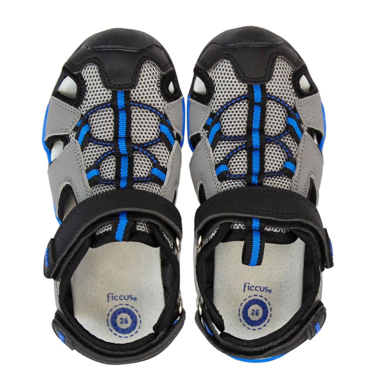 FICCUS - Sandalia Niño Ficcustex 2610878 Gris Ficcus