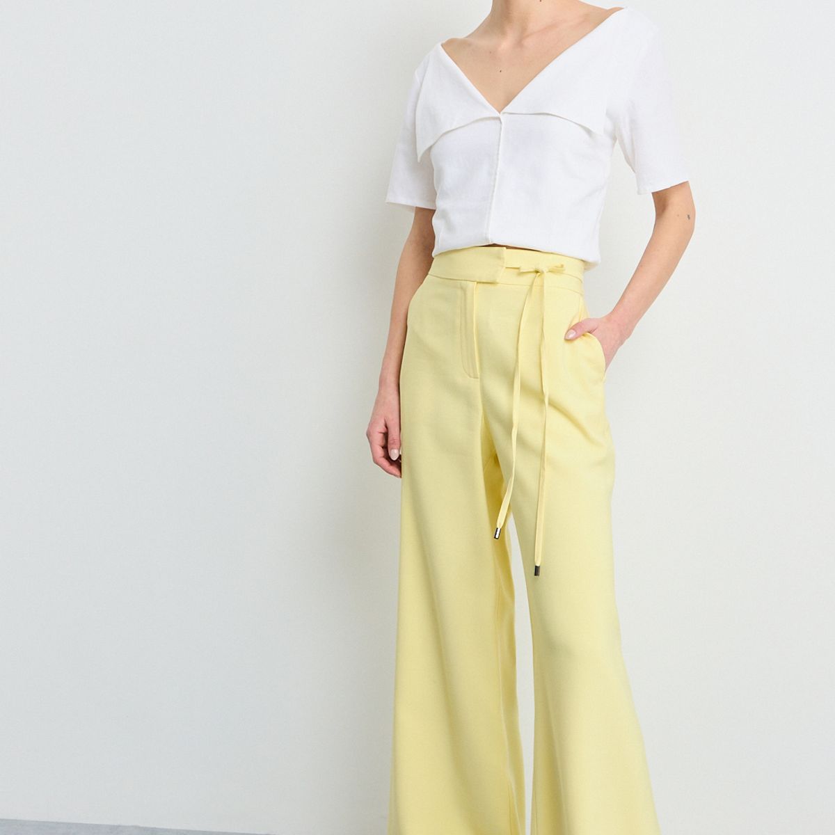 IO - Pantalon Mujer Amarillo Io