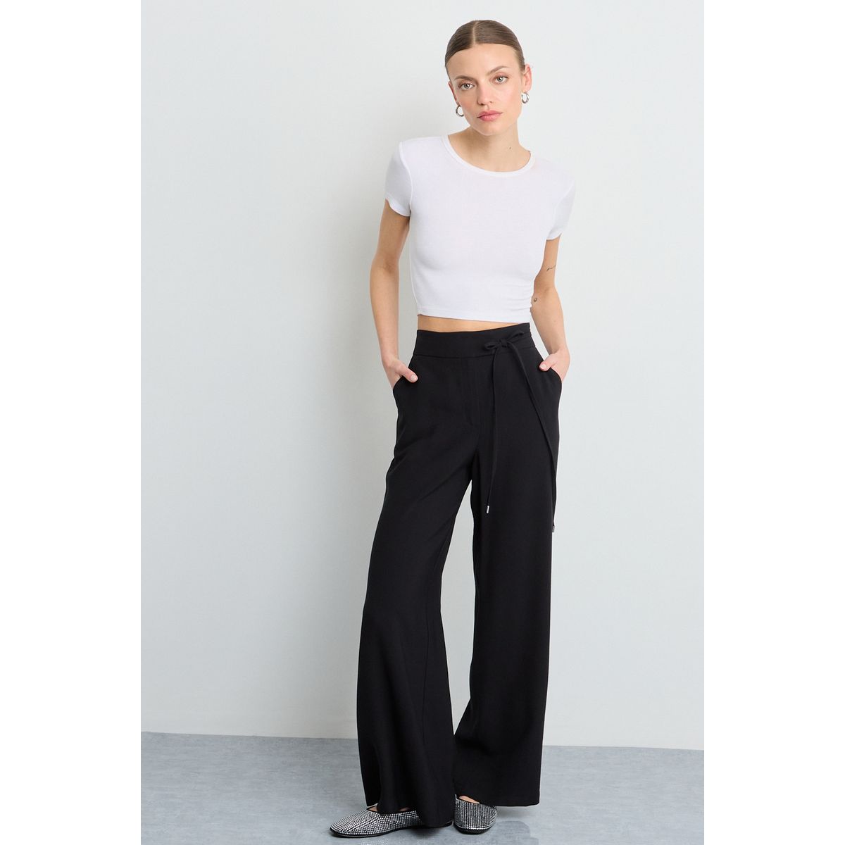 IO - Pantalon Mujer Negro Io