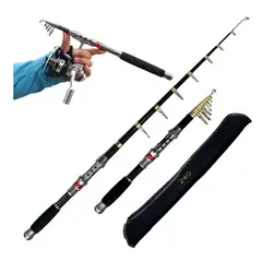 GENERICO - Caña Profesional 240m 2000g para Pesca Pesada