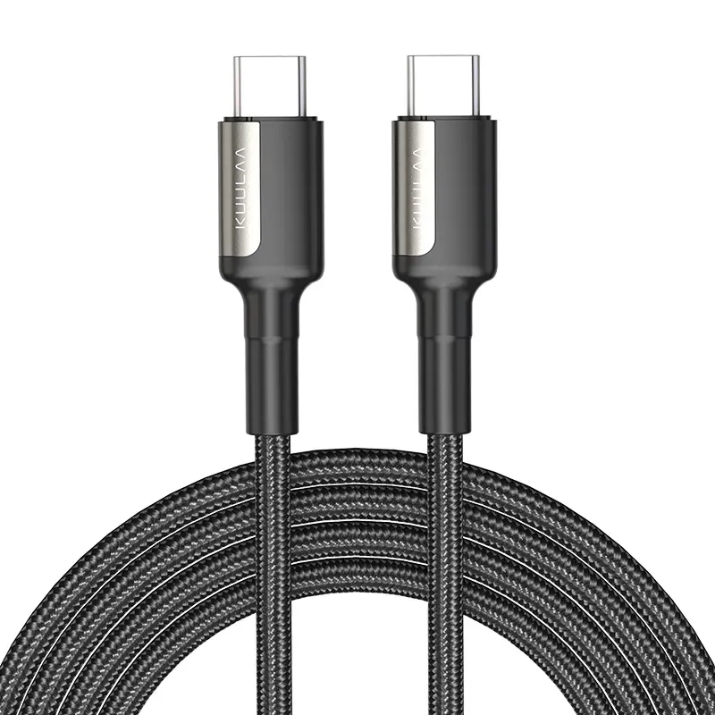 KUULAA - Cable Carga Rápida 65w Tipo C Trenzado / Reforzado 3 Metros