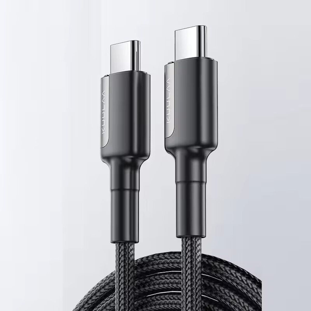 KUULAA - Cable Carga Rápida 65w Tipo C Trenzado / Reforzado 3 Metros