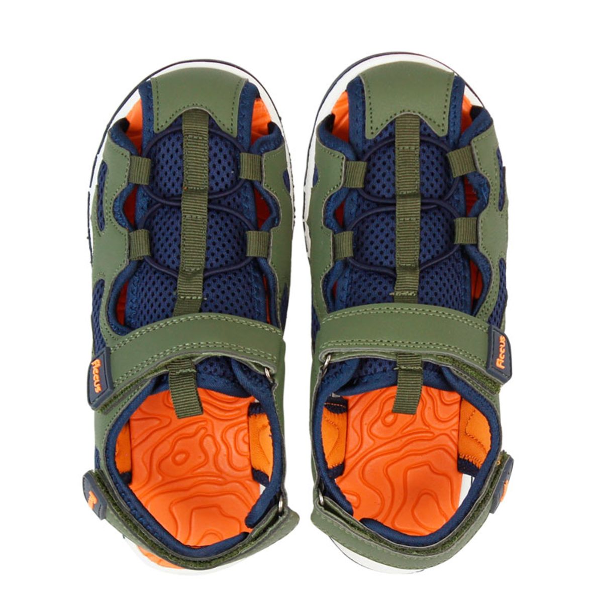 FICCUS - Sandalia Niño Ficcustex 2610918 Verde Ficcus