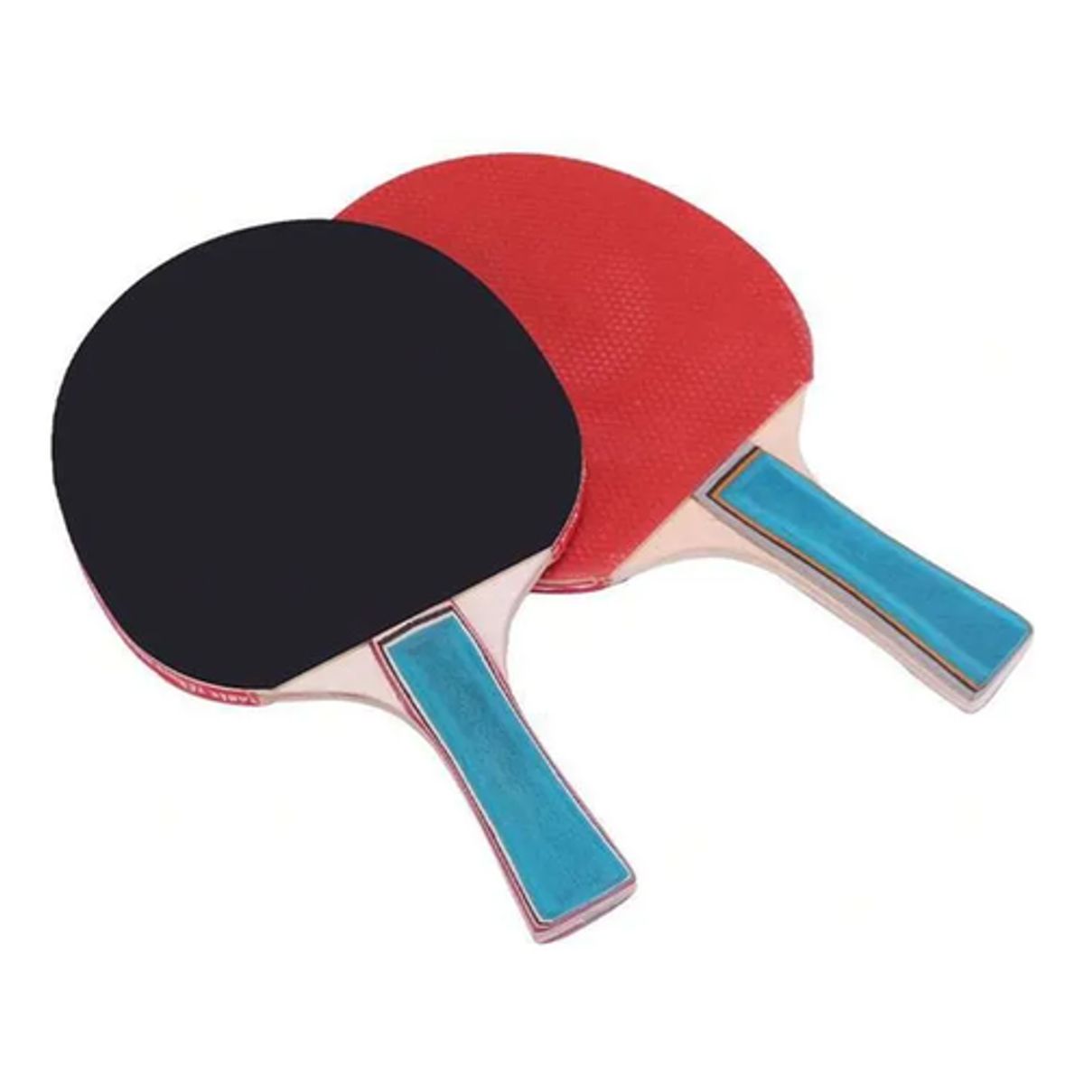GENERICO - Pack 2 Paletas Ping Pong 3 Star RojaNegra