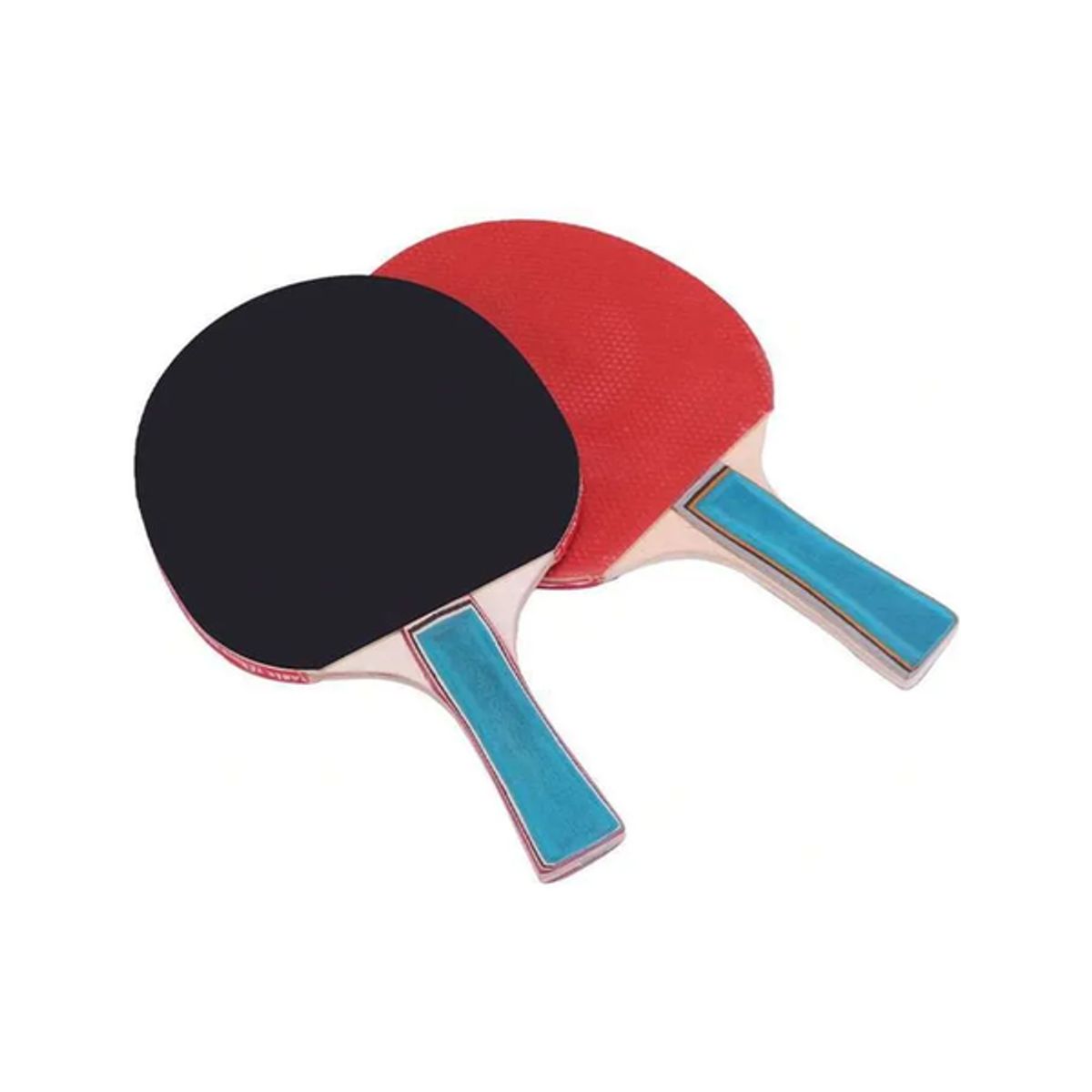 GENERICO - Pack 2 Paletas Ping Pong 3 Star RojaNegra