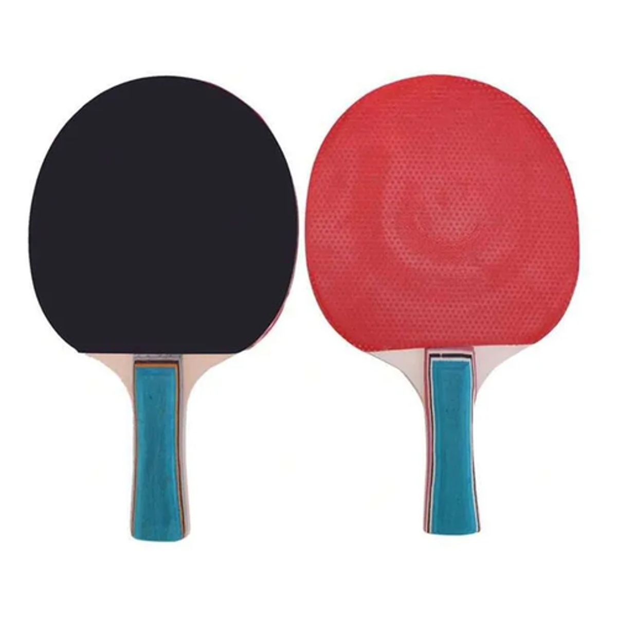 GENERICO - Pack 2 Paletas Ping Pong 3 Star RojaNegra