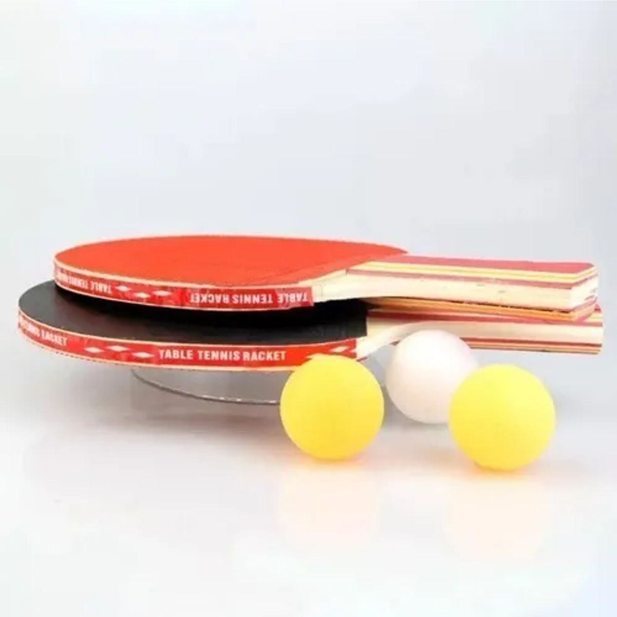 GENERICO - Set Paletas Ping Pong + 3 Pelotas + Estuche