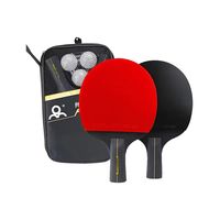 Set Paletas Ping Pong Loki Fl + 3 Pelotas + Estuche