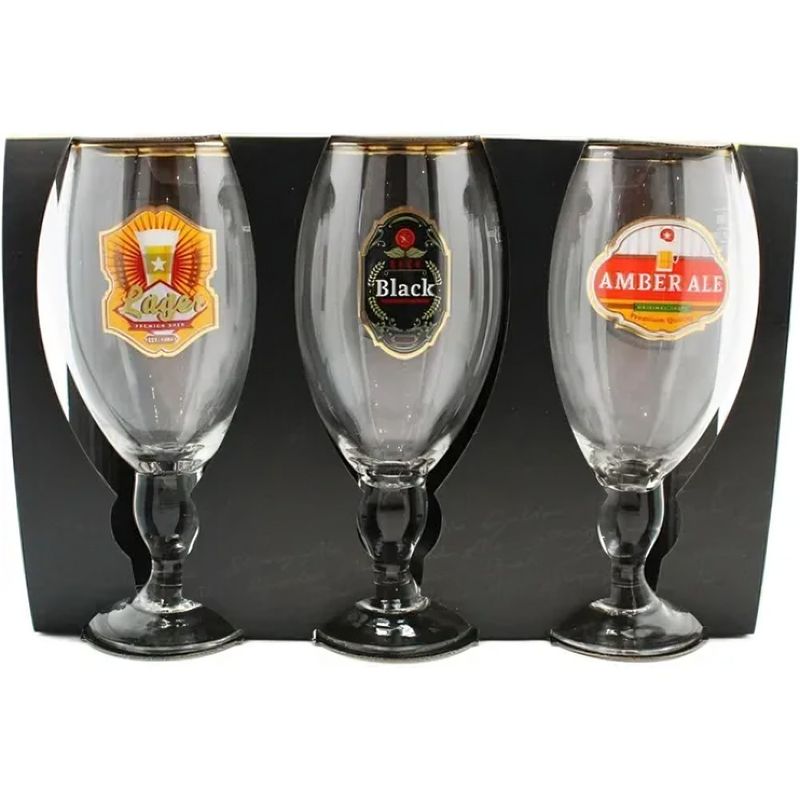 GLASSO - Set 3 Copón Cervecero Glasso  600ml Cerveza