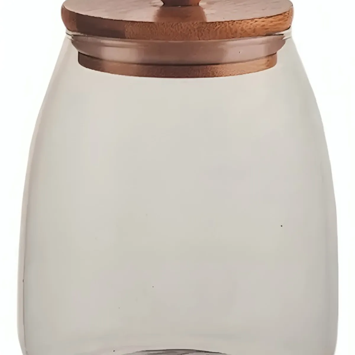 GLASSO - FRASCO VIDRIO L CON TAPA DE BAMBOO GLASSO DAILY