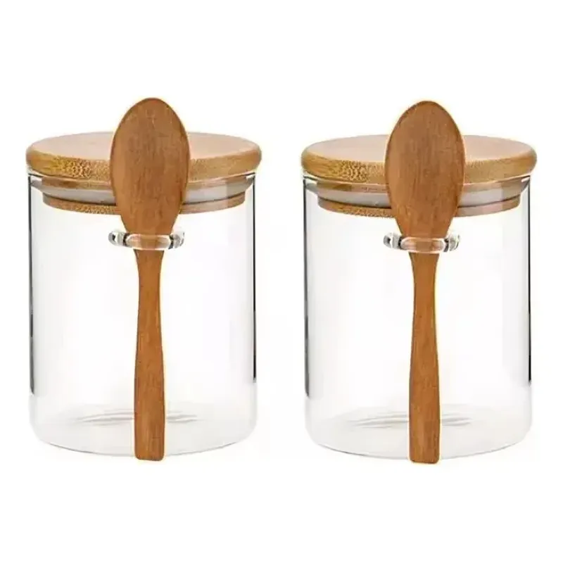 GLASSO - SET 2 CANISTER REDONDOS GLASSO