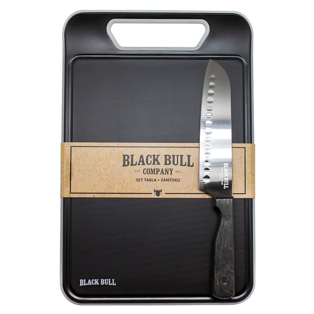 BLACK BULL - SET TABLA + SANTOKU BLACK BULL