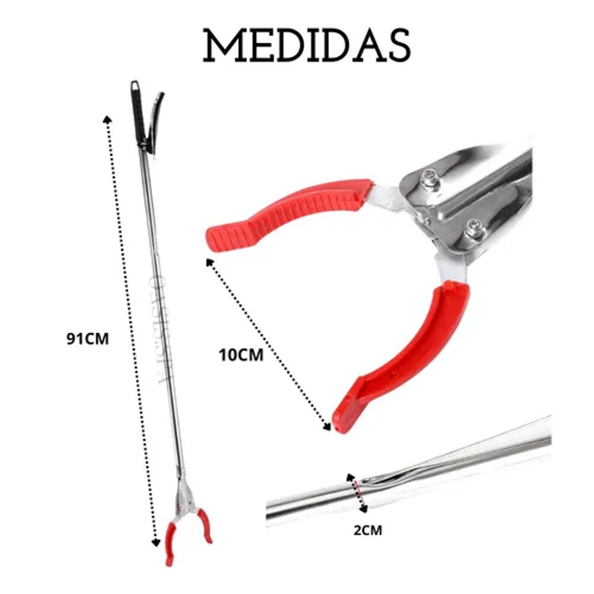 GENERICO - Pinza Garra Alcanzador Largo para Objetos