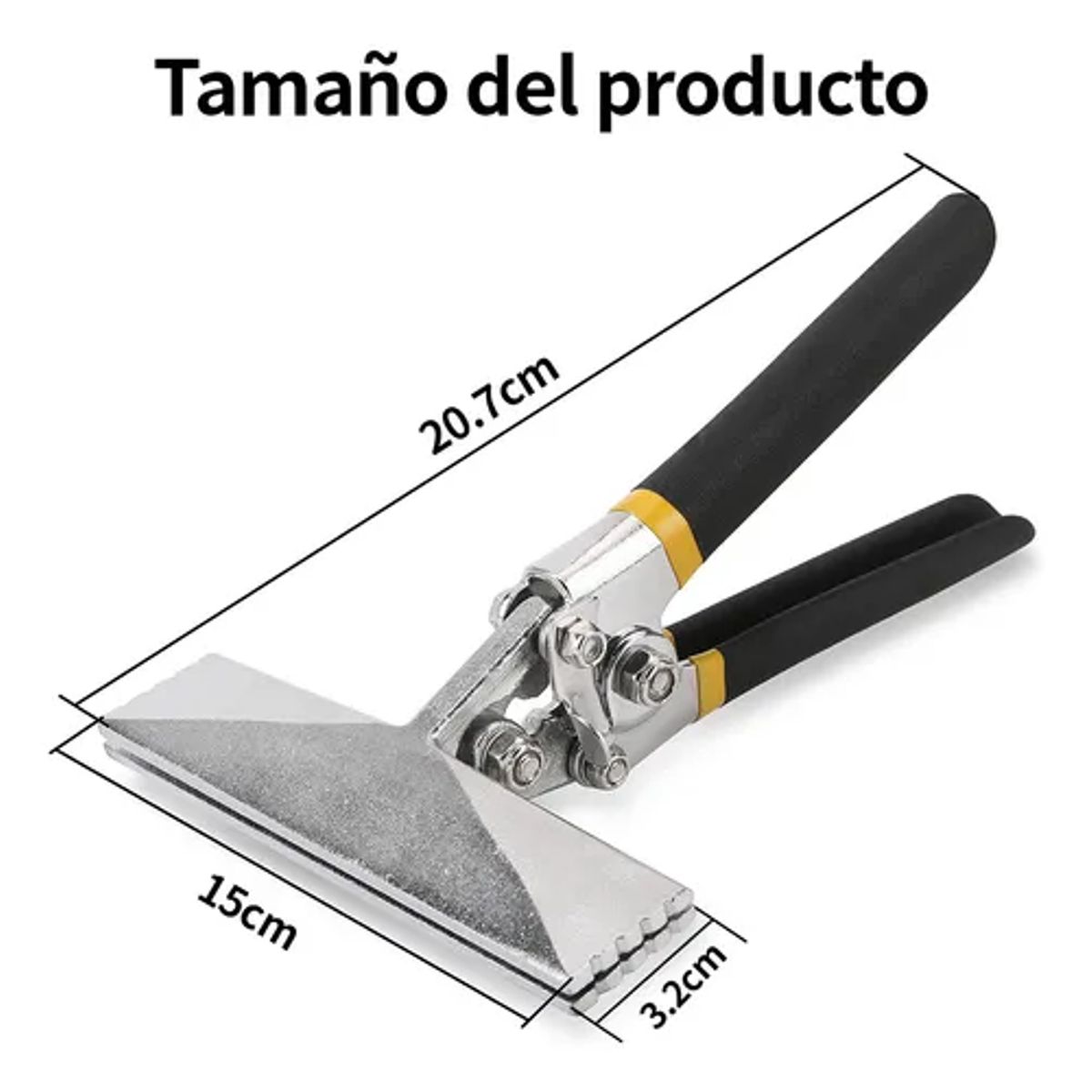 GENERICO - Alicate 15cm Dobladora de Lámina y Chapa Universal