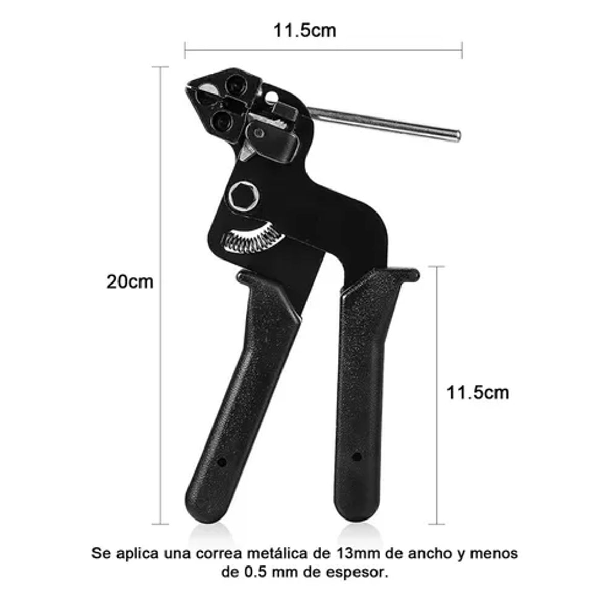 GENERICO - Alicate Fleje para Amarras Metálicas Homocinéticas