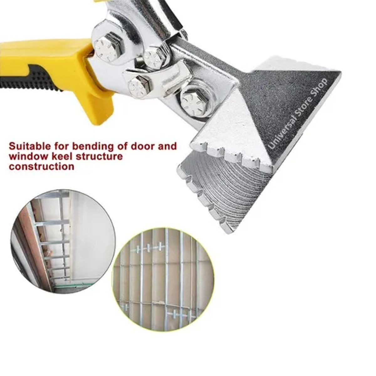 GENERICO - Alicate 15cm Dobladora Lámina Metalcon USA