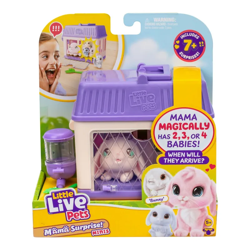 LITTLE LIVE PETS - Little Live Pets Mama Sorpresa - Mini Juego De Conejito